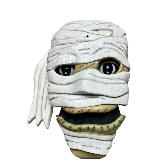 Vintage Gemmy Industries Singing Mummy Head Animated Door Greeter - Picture 1 of 5